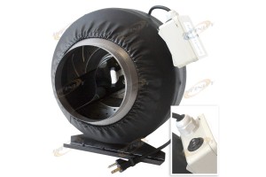 6" 2 SPEED CONTROL INLINE FAN DUCT TUBE EXHAUST BLOWER 440CFM